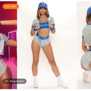 sexy fashion nova baseball player costume